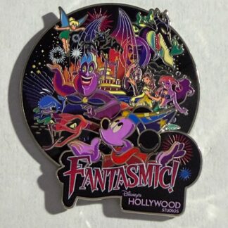 WDW Sorcerer Mickey and Fantasmic Characters and Fireworks 2025 Disney Pin G1