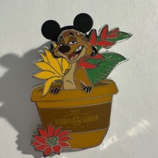 WDW - Timon - Epcot Flower and Garden 2024 - Mystery - Lion King Disney Pin A3