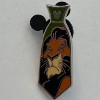 Walt Disney Parks Trading Pin The Lion King Scar on Tie Hidden Mickey Pin (A5)