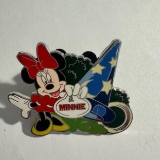 Walt Disney World Cast Exclusive Minnie Mouse 2008 Name Tag Sorcerer Hat (E4)