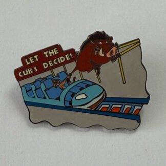 Wild about Safety - Let the Cubs Decide if they want to Ride Disney Pin H0