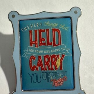 Wisdom Dumbo January 2019 Quote Held You Down Carry You Up Disney Pin (B3)