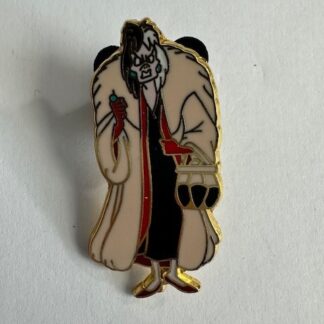 2004 Cruella De Vil in Fur Coat Disney 101 Dalmatians Disney Pin A3