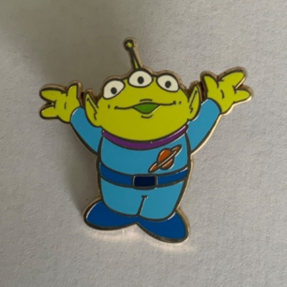 2010 Disney Store Pixar Toy Story Buzz & Green Alien Set Green Alien Pin (H2)