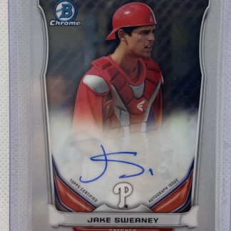 2014 Bowman Chrome JAKE SWEANEY Rookie RC AUTO AUTOGRAPH Philadelphia Phillies