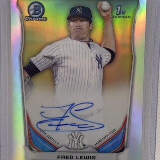 2014 Bowman Chrome Prospect Refractor Autographs #BCAPFL Fred Lewis Auto /500