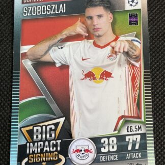 2020-21 Topps Match Attax 101 Big Impact Signing Dominik Szoboszlai #221