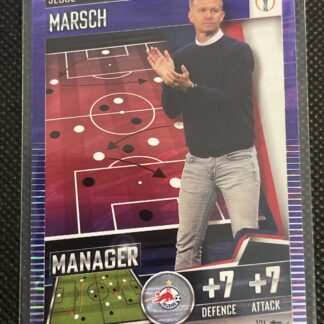 2020-21 Topps Match Attax 101 PURPLE Manager #121 Jesse Marsch - Leipzig