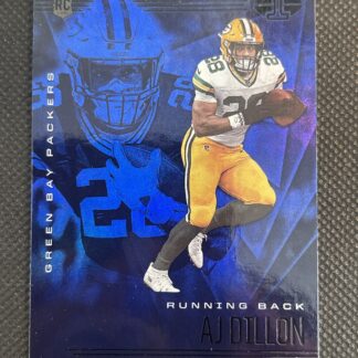 2020 Panini Illusions Sapphire #26 A.J. Dillon Packers