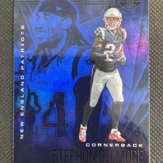 2020 Panini Illusions Stephon Gilmore Sapphire Parallel Patriots SP