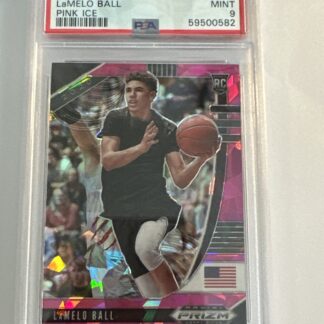 2020 Panini Prizm DP Pink Ice Prizm Lamelo Ball #3 - PSA 9