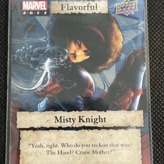 2020 Upper Deck Marvel Ages Flavorful Misty Knight #F-37