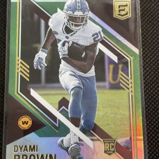 2021 Donruss Elite DYAMI BROWN #140 GREEN HOLO FOIL Parallel SP Rookie RC