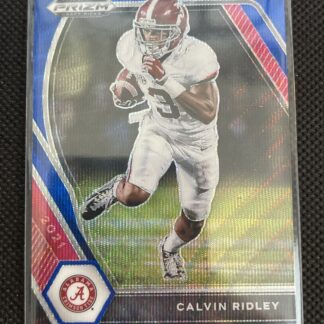 2021 Prizm Draft Picks Calvin Ridley /249 Blue Wave Prizm #45
