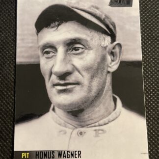 2021 Topps Stadium Club Black Foil #36 Honus Wagner - Pittsburgh Pirates