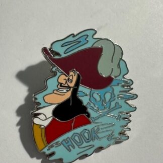 2023 Disney Booster Pin Villains Peter Pan's Pirate Captain Hook (E8)
