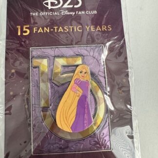 2024 D23 15th Anniversary Disney Tangled Rapunzel Pin LE 300 (B)