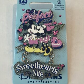 2026 Disneyland Sweethearts Nite Event Disney Pin Valentine’s Day Mickey Minnie