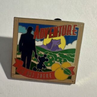 ABD Walt Disney And Mickey Partners Adventure Is Out There Disney Pin (E2)