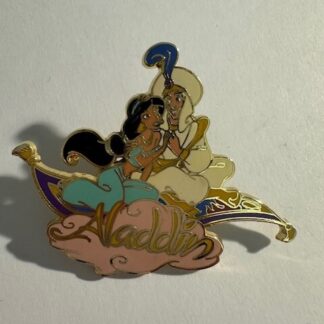 Aladdin & Jasmine on Magic Carpet Pin Disneyland Resort Paris Mystery Series (E8