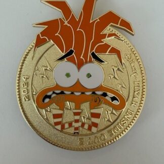 Anxiety Coin Series Wave 4 Inside Out 2 PALM Pink A La Mode 2025 Disney Pin D3
