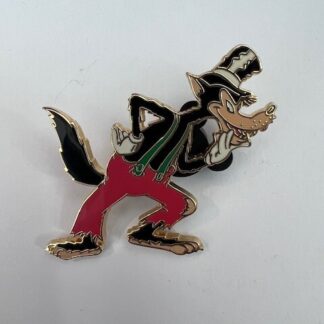 Big Bad Wolf Disney Land Paris Cast Lanyard Dlp LE 2009 pin 3 Little Pigs (C9)