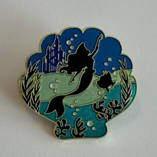 BoxLunch - Ariel and Flounder - Little Mermaid Silhouette 2024 Disney Pin H6