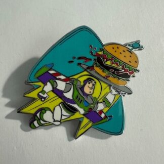 Buzz Lightyear Cheeseburger Toy Story Starter Disney Pin (E9)