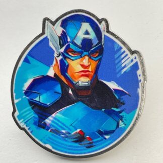 Captain America FiGPiN Marvel Rivals Mystery Series 01 Mini Common G4