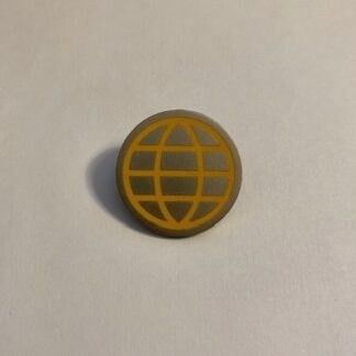 D23 Logo Epcot Pavilion World Showcase Icon Yellow Disney Pin (B3)
