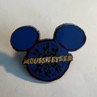 DCL Cruise Line Who Wants To Be A Mouseketeer Mickey Icon Blue Disney Pin (A5)