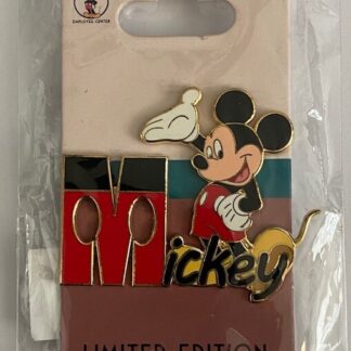 DEC Character Name Mickey Employee Center Disney Pin LE250 (B)