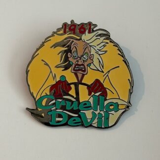 DIS Cruella De Vil - 1961 Countdown To the Millennium - Pin 63 Disney Pin F2