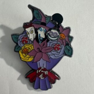 DISNEY NIGHTMARE BEFORE CHRISTMAS LOCK SHOCK BARREL BOUQUET MYSTERY PIN (D7)