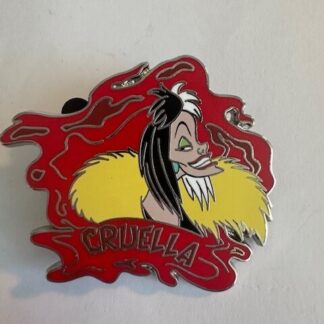 DISNEY Pin 166230 Cruella de Vil Villains Booster 101 Dalmatians (D1)