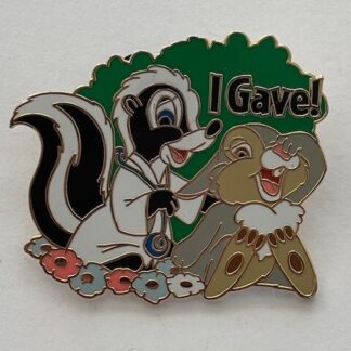 DISNEY Pin Bambi Florida Blood Bank Drive I Gave! 16915 Thumper Flower (C1)