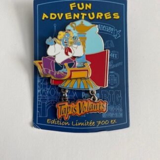 DLP Fun Adventures Genie In Flying Carpets Aladdin Disney Pin LE700 (B)