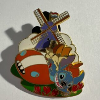 DLP Stitch Holland - Stitch Invasion Series III Europe 2008 Paris Disney Pin G1