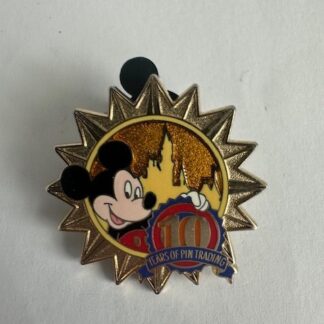 DLR - Mickey - 10 Years of Pin Trading Anniversary  Disney Pin A4