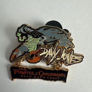DLR - Pirates of the Caribbean - Davy Jones Movie Title 2006 Disney Pin E7