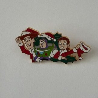 DS Woody Buzz Jessie Christmas Wreath 12 Months of 2002 Disney Pin F8