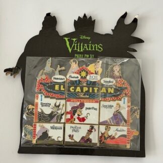 DSF DSSH El Capitan Theatre Villains Puzzle Set Marquee LE 400 Disney Pin B