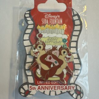 DSF DSSH LE 150 Chip and Dale Happy Birthday 5th Anniversary Pin (B)
