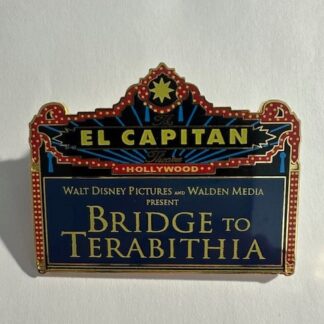 DSF - El Capitan Marquee The Bridge to Terabithia 2007 LE 300 DSSH Disney Pin E6