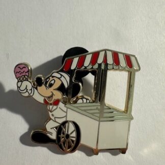 DSSH DSF Mickey Mouse Ice Cream Cone Cart Pin Trader Delight 2017 Disney Pin F9