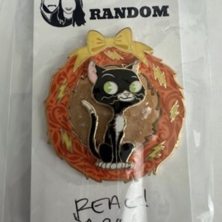 DSSH Mittens Holiday Cat Wreath Bolt LE 400 AP Disney Pin (B)