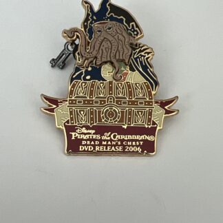Disney 2006 Pirates of the Caribbean Dead Man's Chest DVD dangle LE pin F4