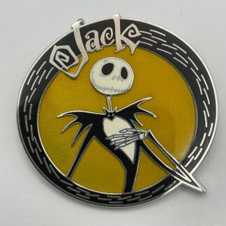Disney 2018 Nightmare Before Christmas Jack Skellington Gold Circle Pin G6