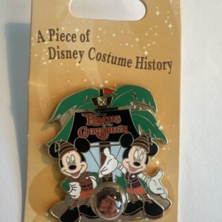 Disney A Piece Of Costume History Pirates Of The Caribbean Cast Mickey Pin