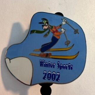 Disney Auction Auctions Winter 2002 Retro LE 100 Goofy Skiing Pin (C5)